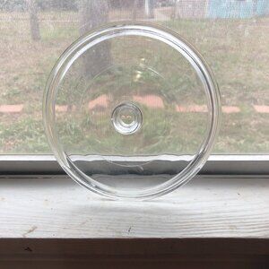 Glass lid for Corning Ware Cornflower series, 6.5" wide